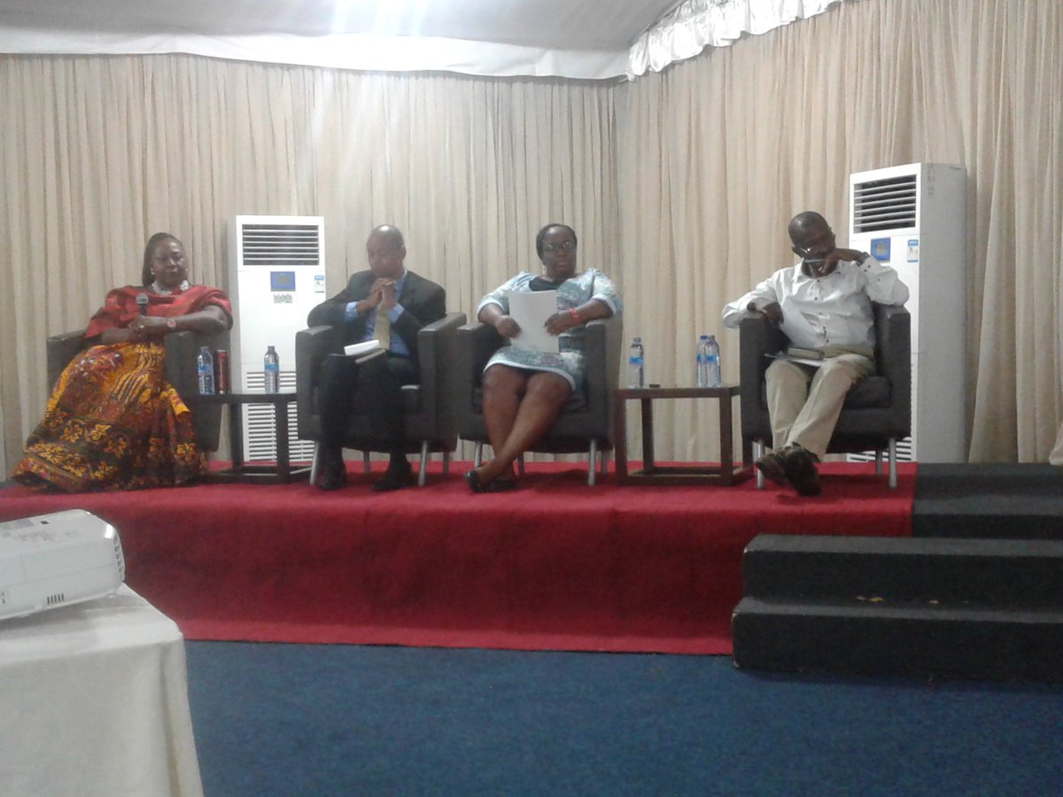 BBFGHph3's tweet photo. BBF 5th Meeting underway. Panel discussion ongoing on the findings from the breastfeeding report. Panelists are from the Media, Health, Academia and Finance. Discussions ongoing and key focus areas for promoting Breastfeeding in Ghana are being outlined. https://t.co/EF1E6qMqVg