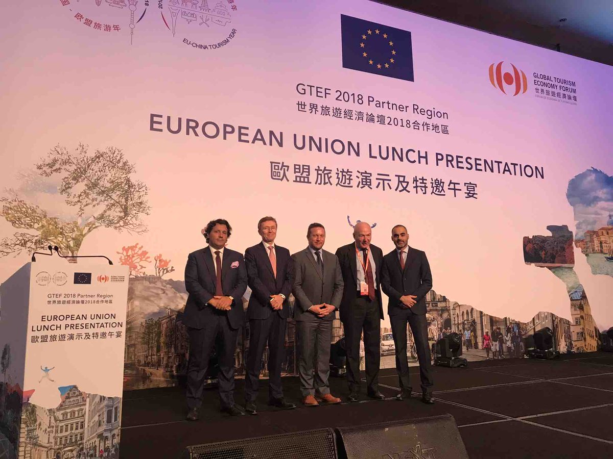 Participating in the Annual Global Tourism Economy Forum #GTEF18 in #Macau today. Ready to share the ideas of how we help to promote EU travel destinations with the #EuropeanTravelCommission during the #EUChinaTourismYear via #China digital channels under the guidance of the #EU