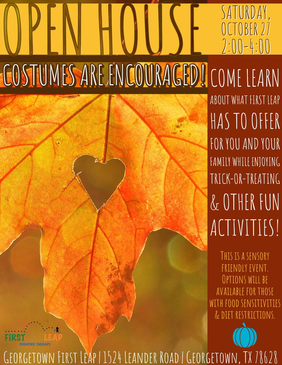 FirstLeap's tweet image. Our Georgetown office is holding an Open House on Saturday 10/27! 
Do you know someone in the Georgetown or surrounding areas who is interested in learning more about First Leap?  If so, please share this with them!  We're excited to show off our beautiful facility!