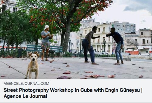AgenceLeJournal's tweet photo. WORKSHOP | @enginguneysu works in the fields of documentary and street photography. He is holding a 12-day Street Photography workshop in Cuba between 1 and 12 of December 2018.

Do not hesitate to apply!

- https://t.co/BhoLatvwyn https://t.co/yKVzjs4Csp