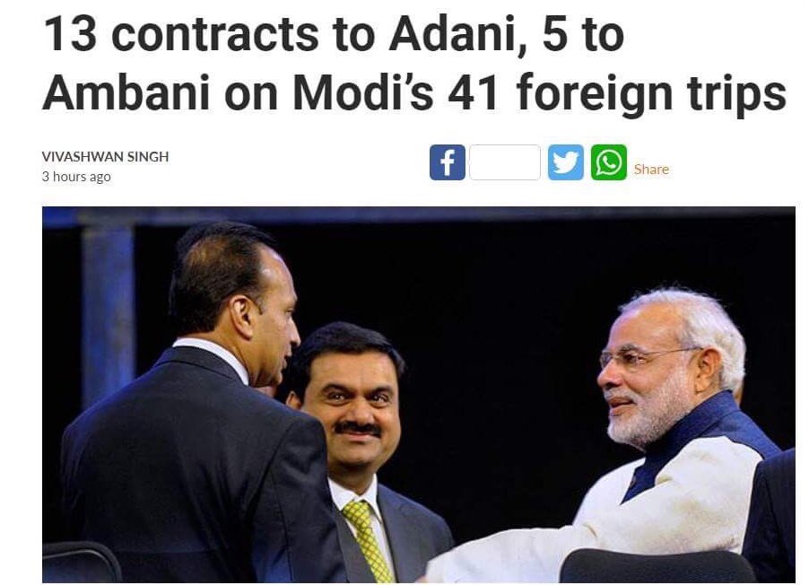INCTharoorian's tweet photo. @RahulGandhi Modi spent 1,484 crore of tax payers' money on foreign trips. No substantive achievement for common man but...
#TravelAgentModi https://t.co/H4VIlDCmTS