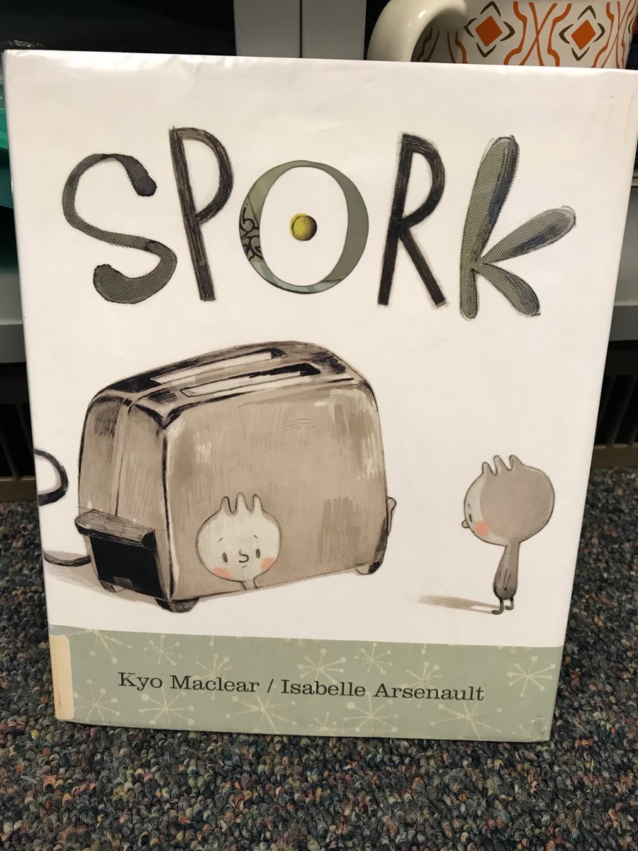 WV_Reading's tweet photo. Monday's #classroombookaday was Spork by Kyo Maclear and Isabelle Arsenault.  @MsBrobstsClass loved the connection to Spoon and how they each found their place as their own special self!  @WvReading https://t.co/TMxL4AaEGz