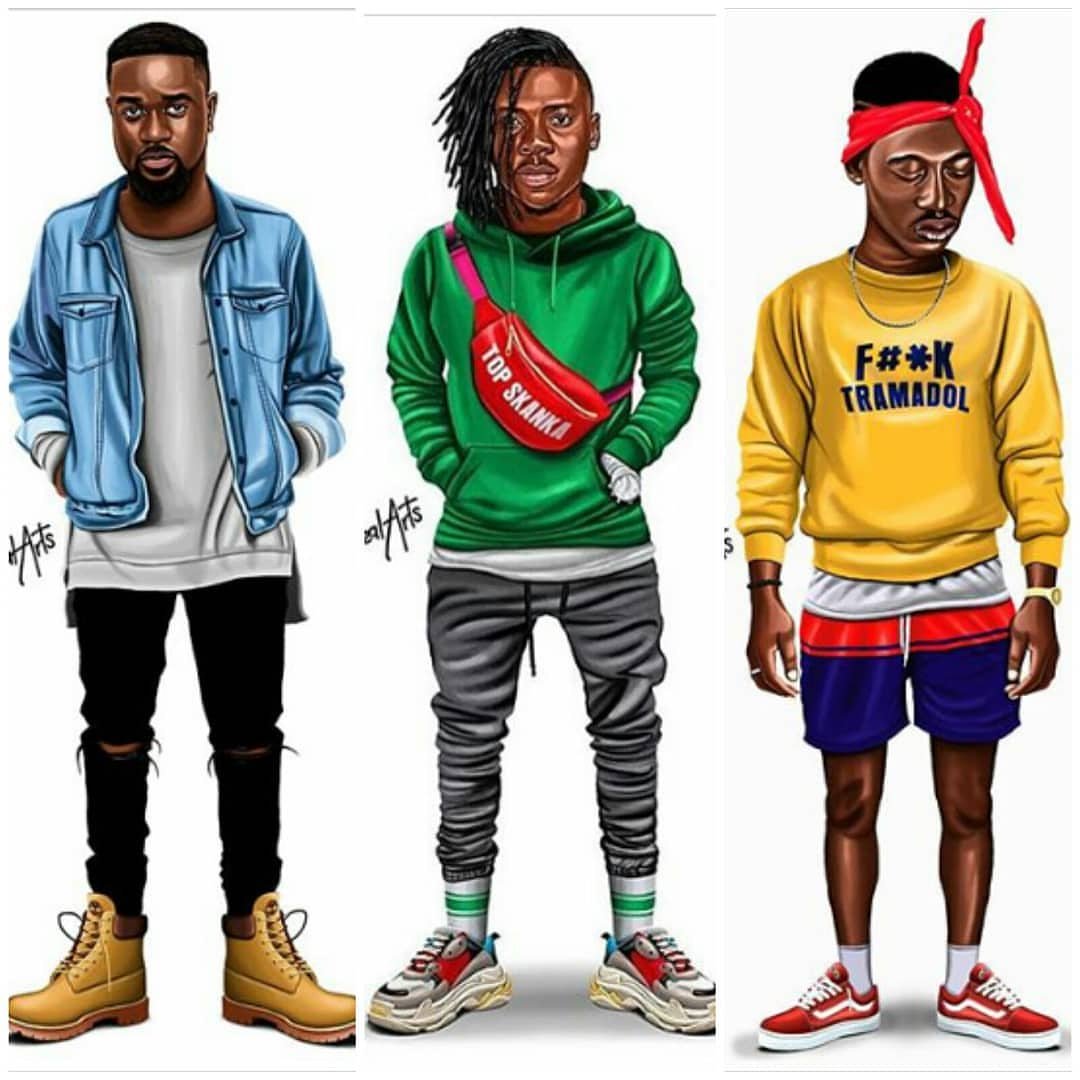 ThePrinceLive's tweet photo. Rep ur favourite
@stonebwoyb
@sarkodie
@ghana2pac
Artwork by @fareal1
.
#ghana #Shattawale #Sarkodie #Bhim #Nollywood #Shanking #Shattawale #Sarkodie #TopSkanka #highest #fareal #SM4LIFE #ShattaMovement #ghana2pac #SupaChallenge #Sarkodie #Samini #Shattawale #Wizkid #davido https://t.co/GFYgIkJYUc