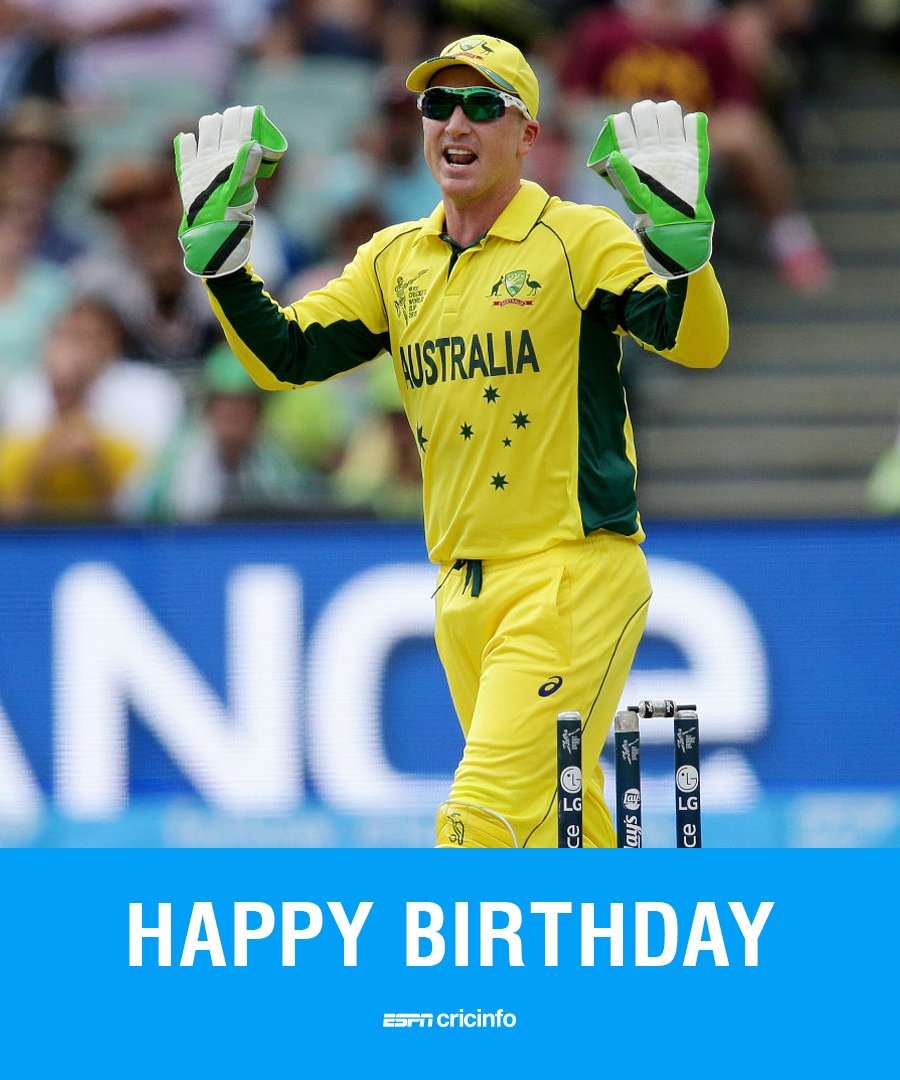   Happy birthday to former Australia wicketkeeper Brad Haddin!  