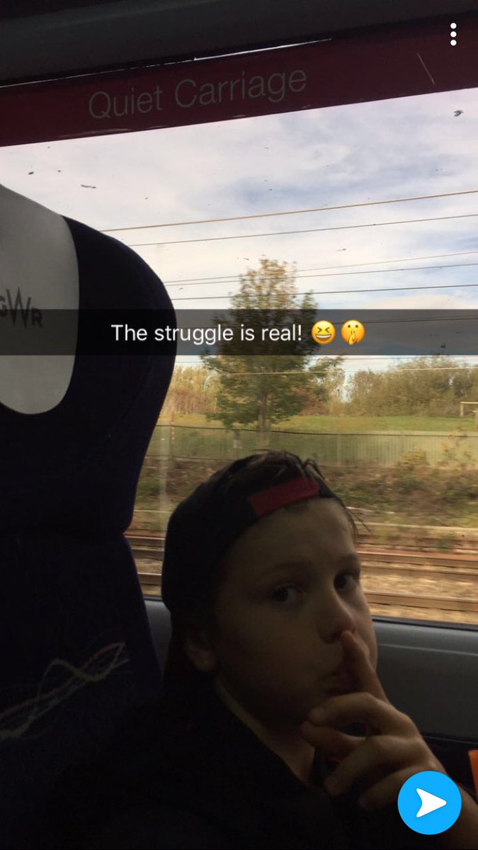 monstersmum55's tweet photo. Heading back from Brochans audition in London and we’ve sat in the quiet carriage!! 🤦🏽‍♀️ This is going to be a long journey! 🤫😆🙄 https://t.co/jCdszHtl0h