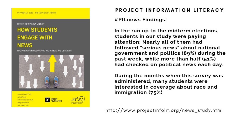 Project Information Literacy (@projectinfolit) on Twitter photo 