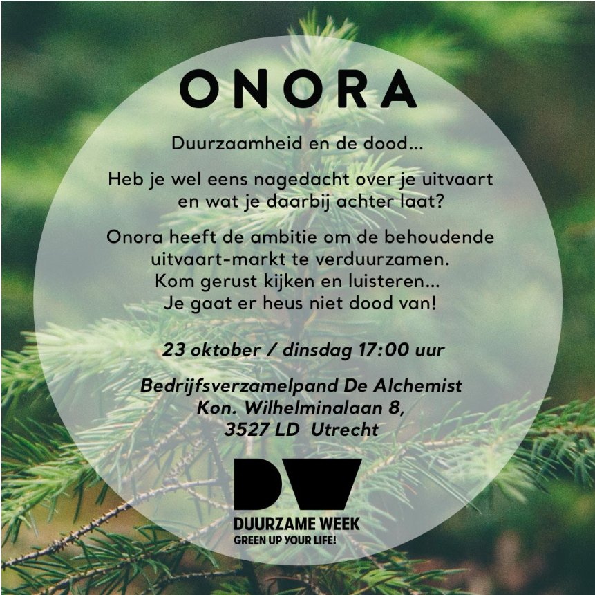 Nog een paar uurtjes.... Ben jij erbij? #DW18 <a href="/duurzameweek/">Natuurlijk Duurzaam</a> #DuurzameWeek