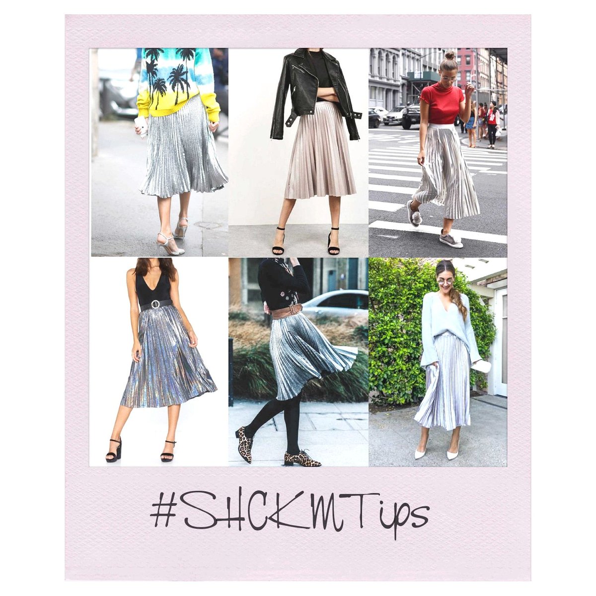ShopNYTAQ's tweet photo. #SHCKMTips✔️ 
▪️
Not sure how to wear our #AccordionPleatedMidiSkirt 🤷🏻‍♀️ No problem, we got you 😉
▪️
#SHCKM #Styling #StylingTips #PleatedSkirt #WhoWoreWhat #HowTo #HowToWear #HeelsOn #TennisShoes #Flats #Sweater #LeatherJacket #DressItUp #DressItDown #LosAngeles #ShopHerClosetKM https://t.co/ek8rukSWd1