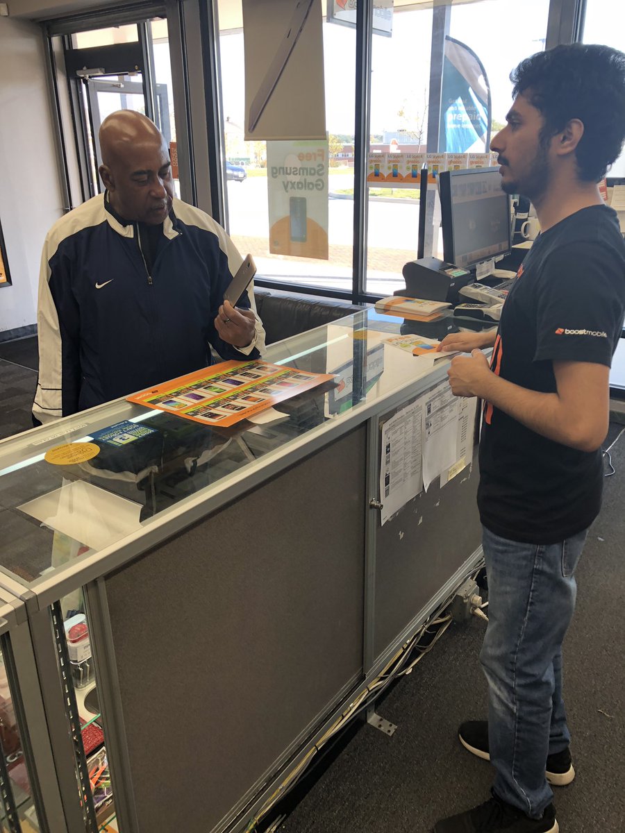 A great sales man puts the product in the customers hand #GoBoost #BoostMobike #MakeNConnection #GreatJobKiran