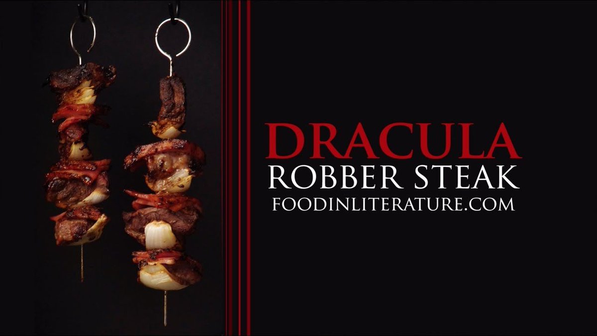 brytontaylor's tweet photo. One of my favourite 'Halloween' meals-- Robber steak as mentioned in the novel, Dracula. https://t.co/987i1cDDVf https://t.co/GgbQ4xc7cB
