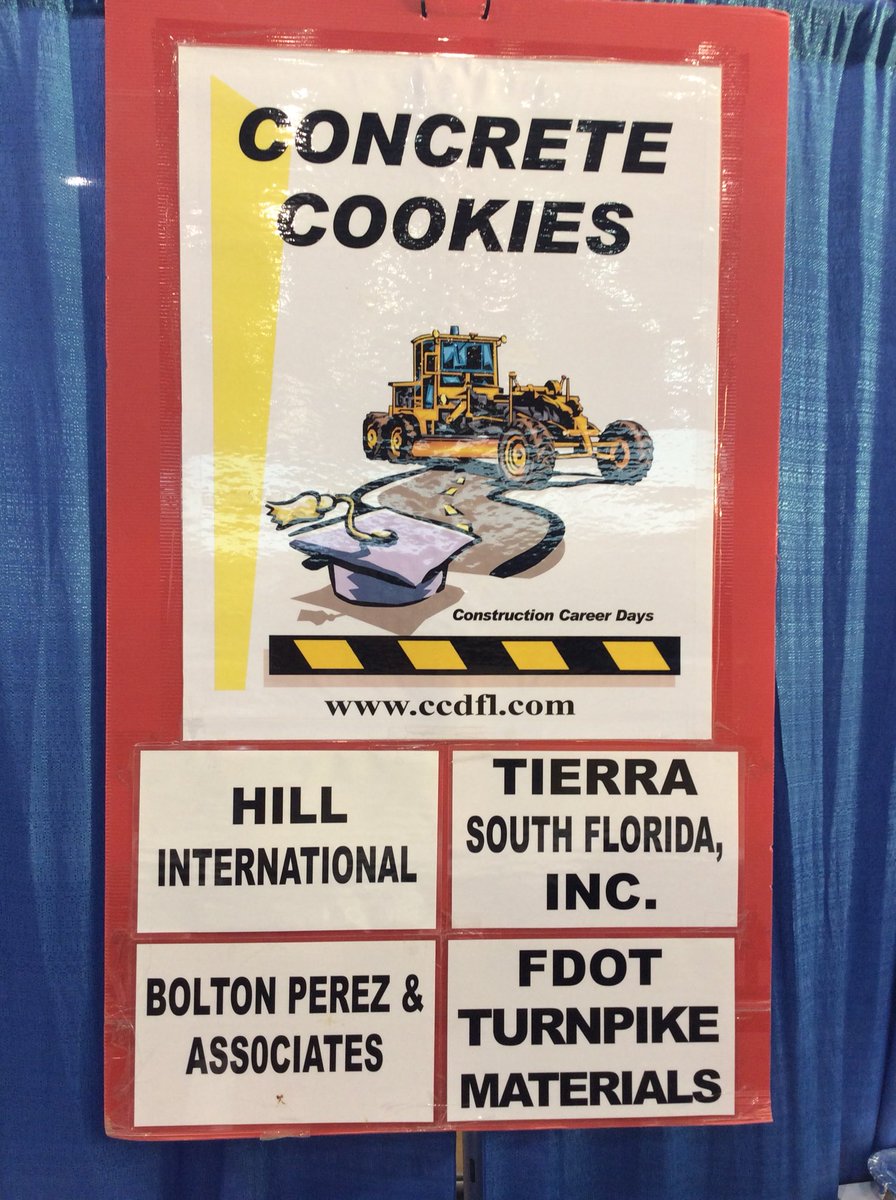 BFunTsf's tweet photo. Its that time of year again ...... my favorite event ...... we do it for the kids!!! #ccd2018 #lovemyjob #wedoit4thekids #concretecookies #giveback @TierraSouthFL @MyFDOT_SEFL @FLTurnpikeSFL https://t.co/js4QHLAj7f