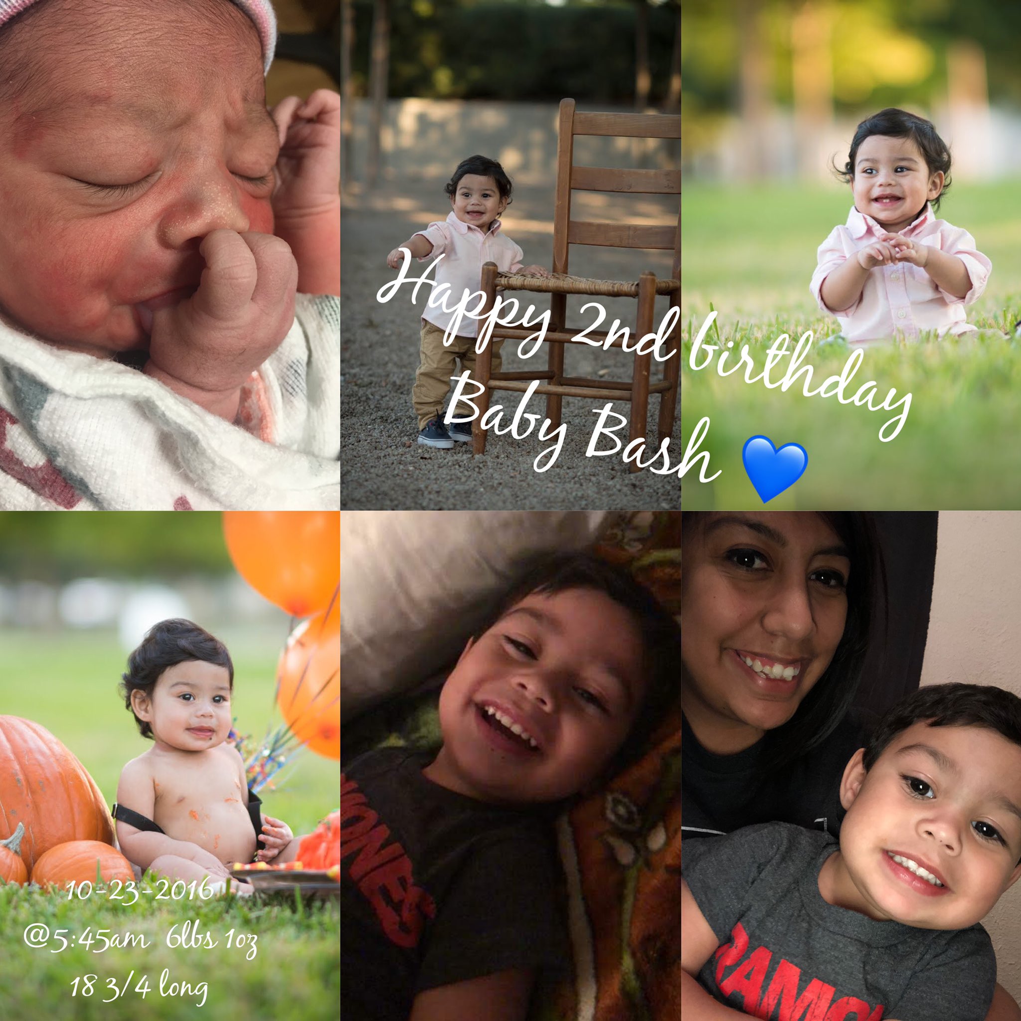 So if y all see me crying just know I have a 2yr old now  Happy birthday Baby Bash 