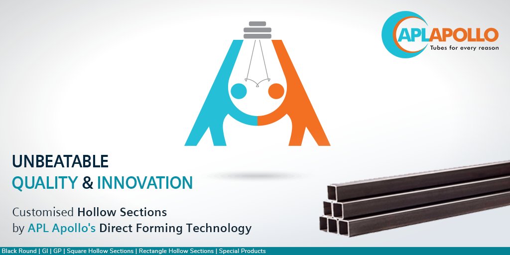 aplapollo_tubes's tweet image. Looking for customized sizes of Hollow Sections for your next Project?
At APL Apollo, we make it possible with our advanced Direct Forming Technology.
Explore more: bit.ly/2PECZkH

#APLApollo #DirectFormingTechnology #HollowSections #CustomizedSizes #Innovation #Quality