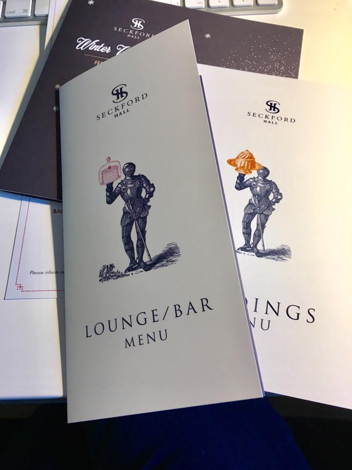 WhistleTaylor's tweet photo. It’s always great seeing a design project coming off the printing press. We really enjoyed designing menus &amp; brochures for this beautiful hotel in Suffolk. https://t.co/aAF7gCABDA