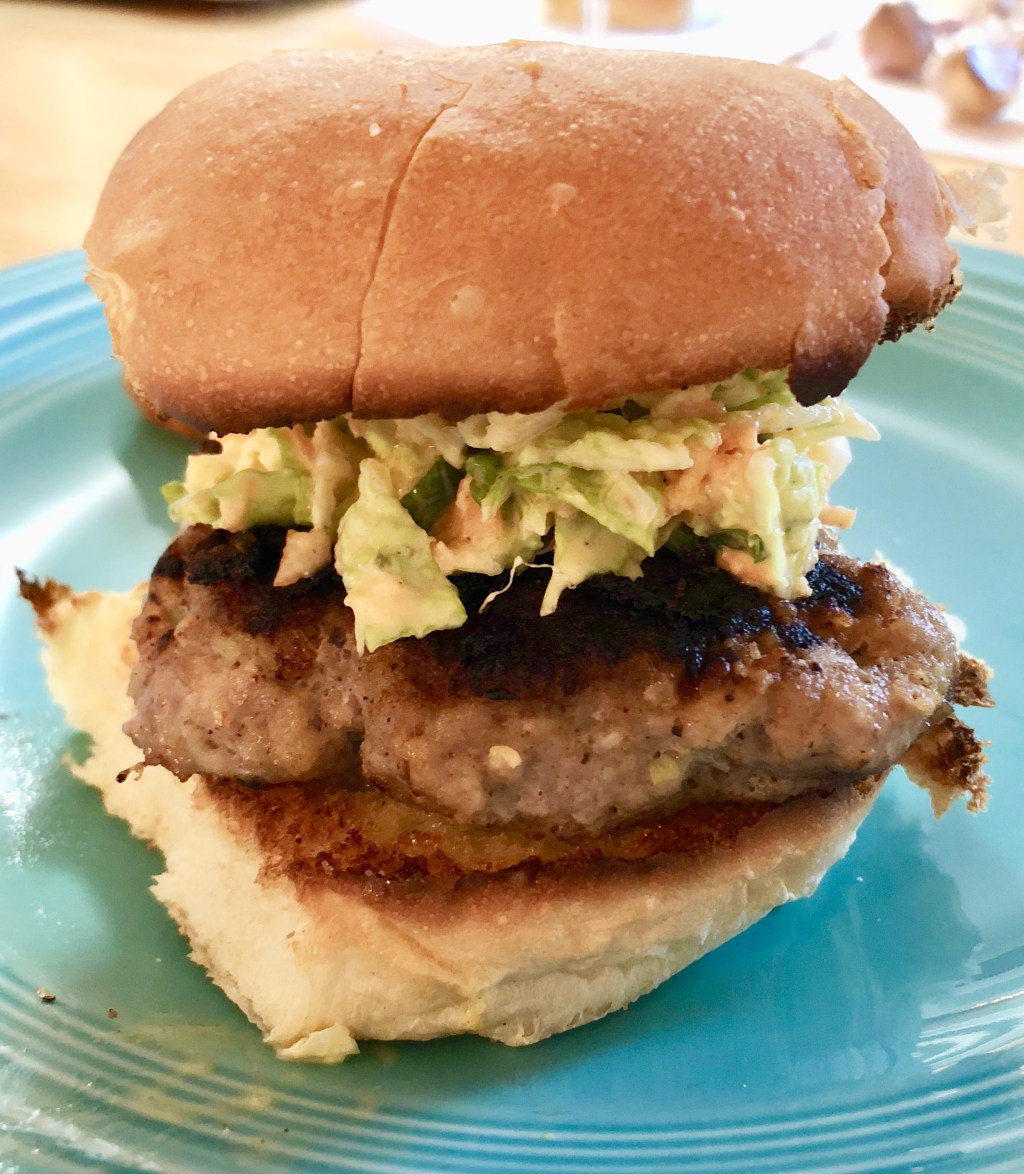 MyExcitingSelf's tweet image. Turkey Tuesday: Cajun Turkey Burgers with Mango Slaw ... #nomnom #recipe #tryturkey myothermoreexcitingself.com/2018/10/23/tur…