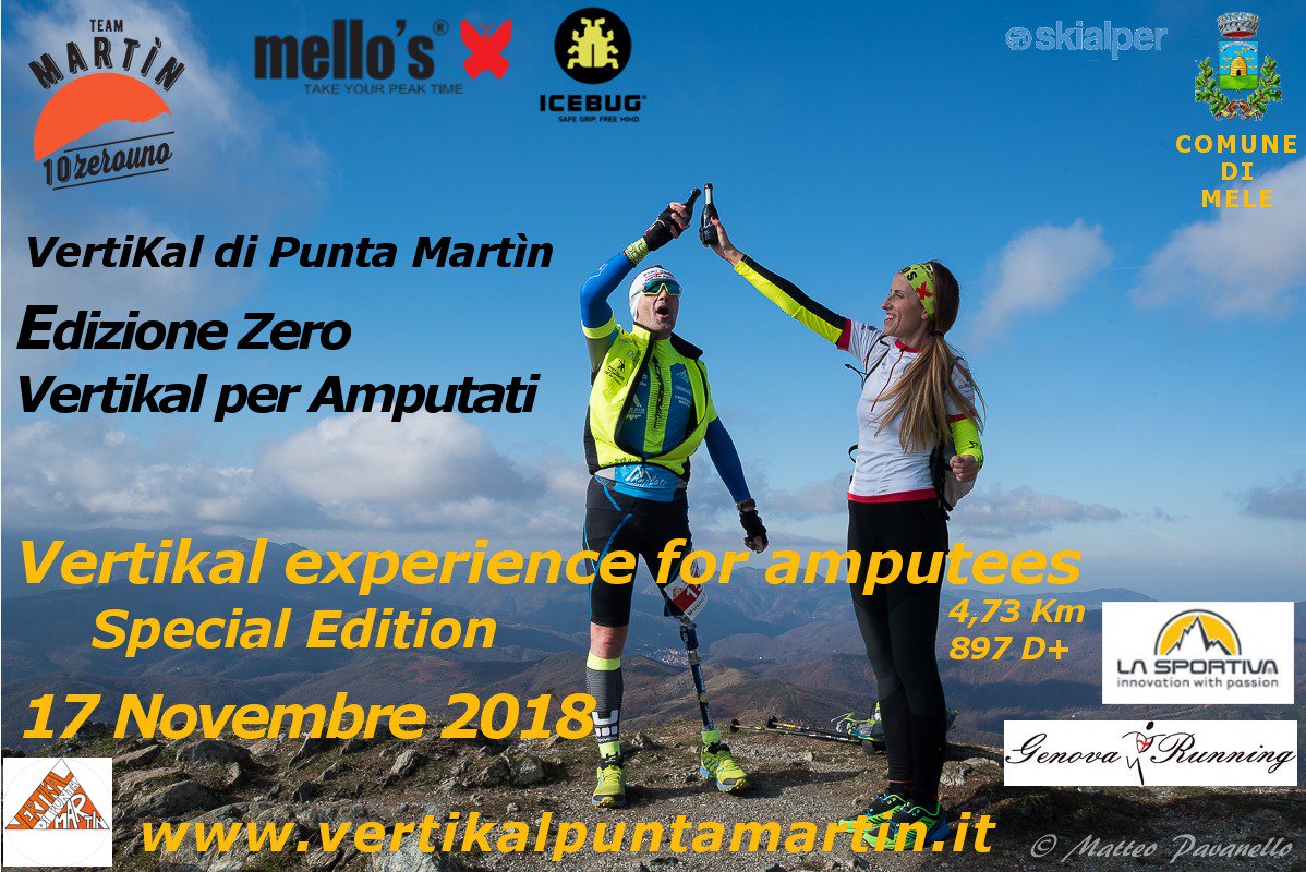 ▶️VERTIKAL EXPERIENCE FOR THE AMPUTEES – SPECIAL EDITION. 17 Novembre. Questo Mix di Tragicità da una parte, e di Grande Sensibilità e Ammirazione verso Uomini Puri dall’altra, dedicato solo a persone amputate che vorranno mettersi alla prova .‼️