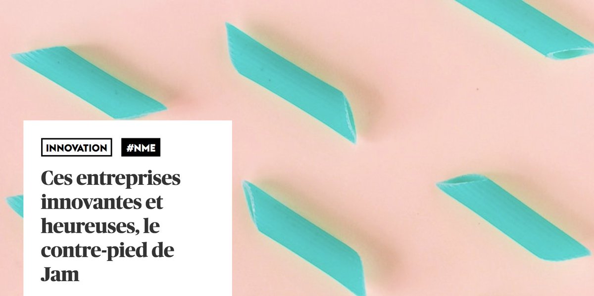 Jours2Printemps's tweet photo. Ces entreprises innovantes et heureuses, le contre-pied de Jam
https://t.co/2ktoX7GqXo / @bymaddyness https://t.co/564c0soVWs