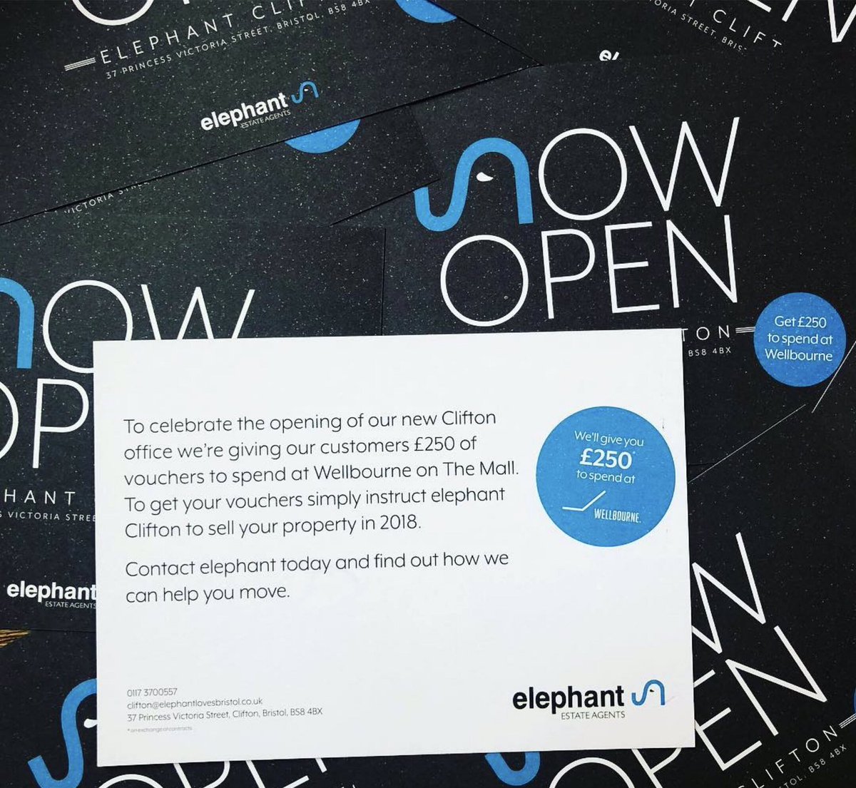 So excited to be working with such an amazing company in <a href="/ElephantHomes/">Elephant</a>! 🙌🙌

Sell your home in 2018 and get £250 worth of vouchers to spend with us, whenever you want.

Don’t miss the opportunity! #CliftonMassive