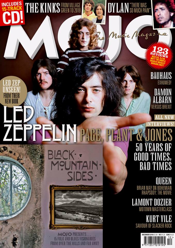 IPS_Italia's tweet photo. LED ZEPPELIN 50th Anniversary celebrated in the latest MOJO magazine available now (#301 / Dec. 2018) featuring all-new interviews with Jimmy Page, Robert Plant and John Paul Jones. On sale from next week.  #mojo #messinter https://t.co/qiRvWVWE7G