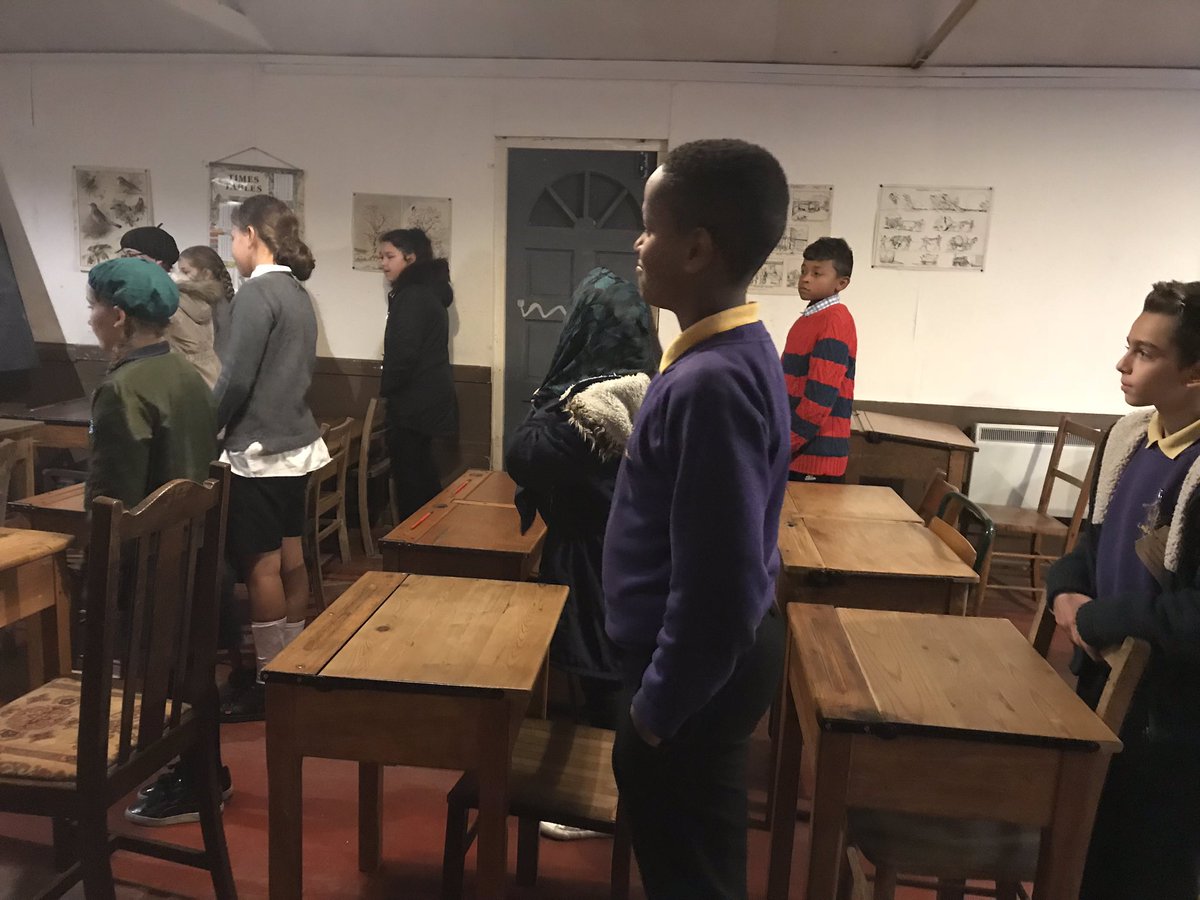 EduMissM's tweet photo. #WalnutClassLHS are feeling thankful that they didn’t go to school during the 1940s! 😳 #HistoryLHS @HeadLHS https://t.co/JLHGeVBCb8