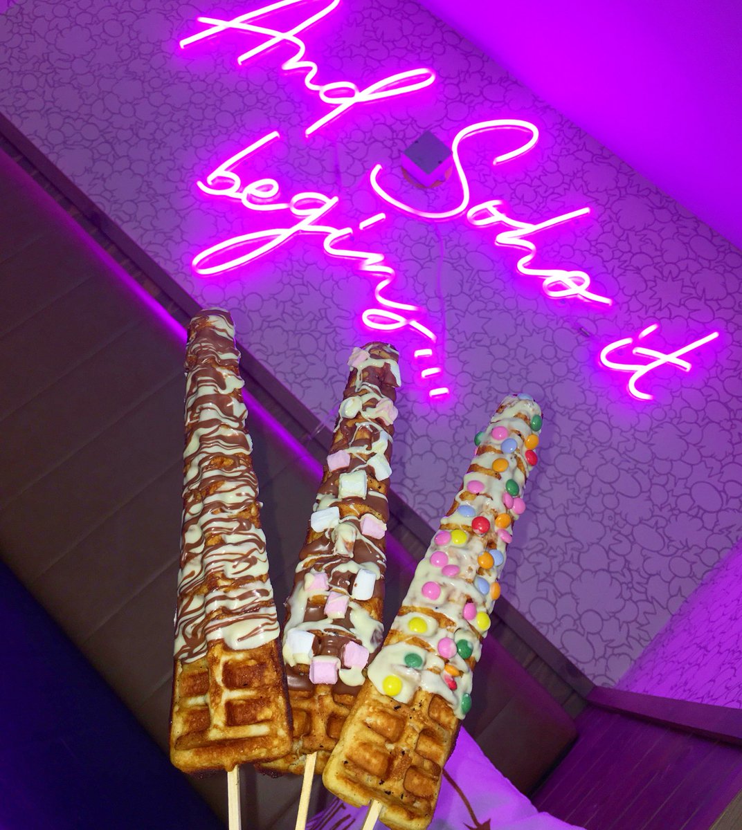 WaffleStickUK's tweet photo. Waffling at @wework Soho with our event partners @ooma_business ๐
Help promote your company
Send us an email to ๐ hello@wafflestick.co.uk or get in our DMโs to see what we can do for your business ๐ค
#wework #ooma #wafflestickuk https://t.co/MluhQ3gDDz