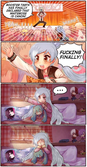 Me, too, Weiss. Every day. ?

I may not have my drawing tab with me but I still have my bad photoshopping skills~ 