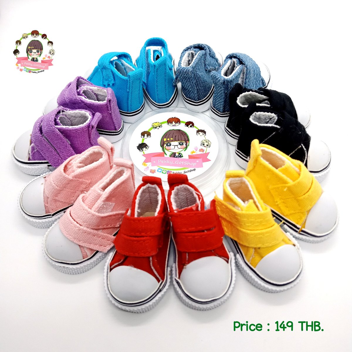pekky_gotshop's tweet photo. 📣 👟 รองเท้าผ้าใบ GOTOON DOLL Ver.3 แบบสายคาด มีสีสัน 7 สี 💲ราคาคู่ละ 149 THB.📬สินค้าพร้อมส่ง DM ทักมาคุยได้นะ
#gotoondoll #gotoonbabyfigure #got7shop #gotshop #ตลาดกัซ #ตลาดนัดกัซ #ตลาดนัดอากาเซ #ตลาดนัดอากาเซ่ #ตลาดนัดอากาเซ่got7 #ตลาดกัซss4 #got7 #lullaby #got7fanart 💚🐥 https://t.co/Jb8YEPsN2L