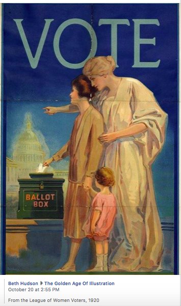 Poster, League of Women Voters, 1920