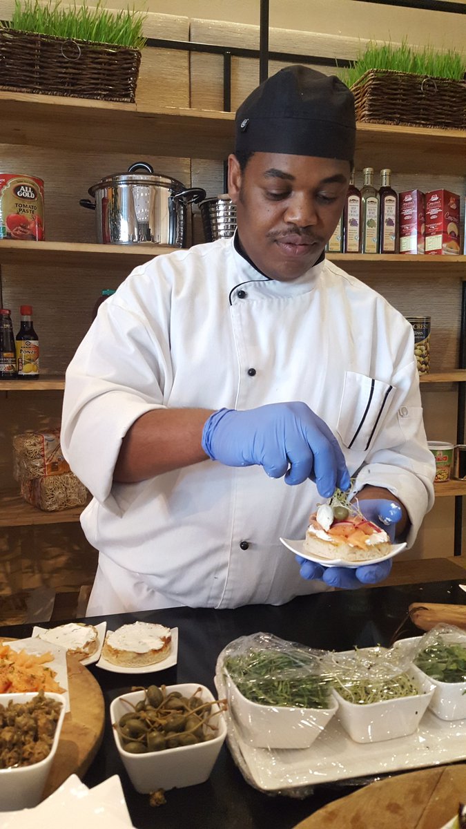 HM (@hospitalitymktp) on Twitter photo All the dishes at today's <a href="/SCC_Joburg/">Sandton Convention Centre</a> #sccexperience are English muffins with a variety of different gourmet toppings! Here, Lebo assembles the first canapé which is topped with smoked salmon, quail egg, caper berries and lemon scented cream cheese #CelebrateWonderful #TsogoWine All the dishes at today's <a href="/SCC_Joburg/">Sandton Convention Centre</a> #sccexperience are English muffins with a variety of different gourmet toppings! Here, Lebo assembles the first canapé which is topped with smoked salmon, quail egg, caper berries and lemon scented cream cheese #CelebrateWonderful #TsogoWine