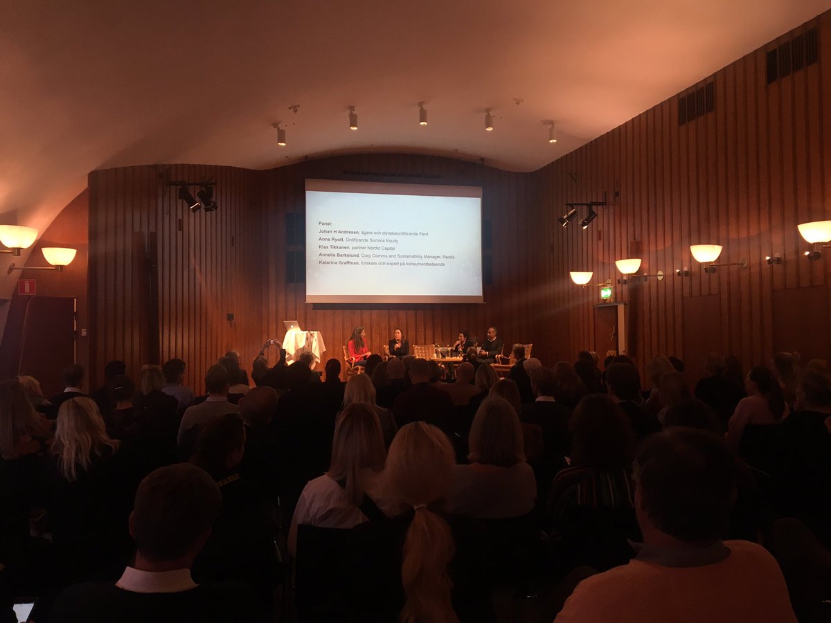 Överlever företag utan att ta samhällsansvar? <a href="/AnnaRyott/">Anna Ryott</a>, Klas Tikkanen, Johan H Andresen, Annelie Barkelund &amp; Katarina Graffman diskuterar och <a href="/beataw/">Beata Wickbom</a> modererar.