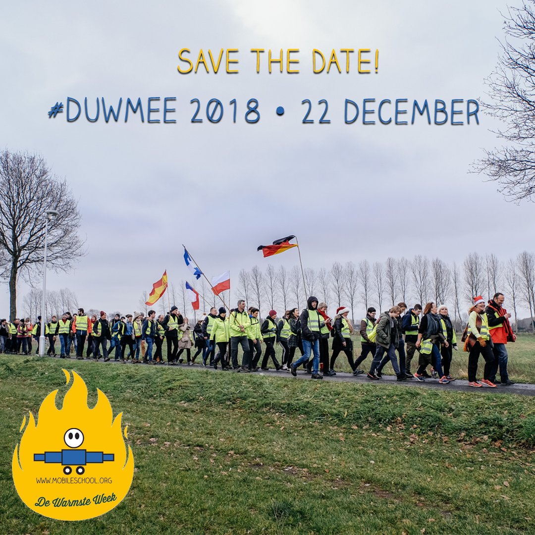 Nog net iets minder dan 2 maanden en dan is het terug dé warmste wandeling van het jaar 🔥 De inschrijvingen voor de <a href="/DuwMee/">DuwMee</a> gaan bijna open! #wijkunnenalnietmeerwachten #duwmee #dewarmsteweek
