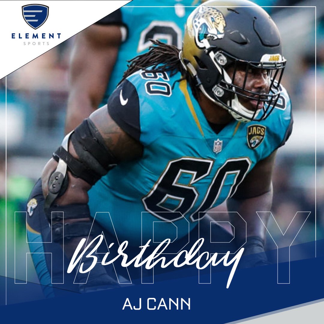 Happy birthday to the big man, AJ Cann ( We hope it s the start to your best year yet  