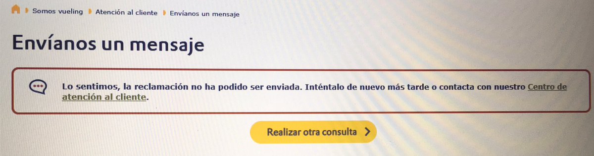 ¿Alguien puede decirme como realizar la reclamación sin utilizar la llamada telefónica? Y así día tras día... <a href="/vueling/">Vueling Airlines</a> #vueling #retraso #nomás #vergonzoso