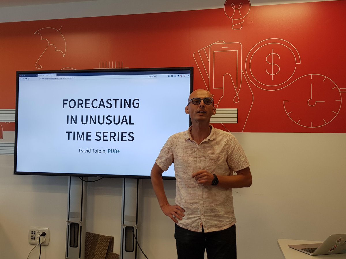 Go_PubPlus's tweet image. Our very own Head of Data Science, David Tolpin, gave a talk on 'Forecasting In Unusual Time Series' at @PayPal's internal conference.

Luckily, David was on hand to explain to me what that actually meant 😉