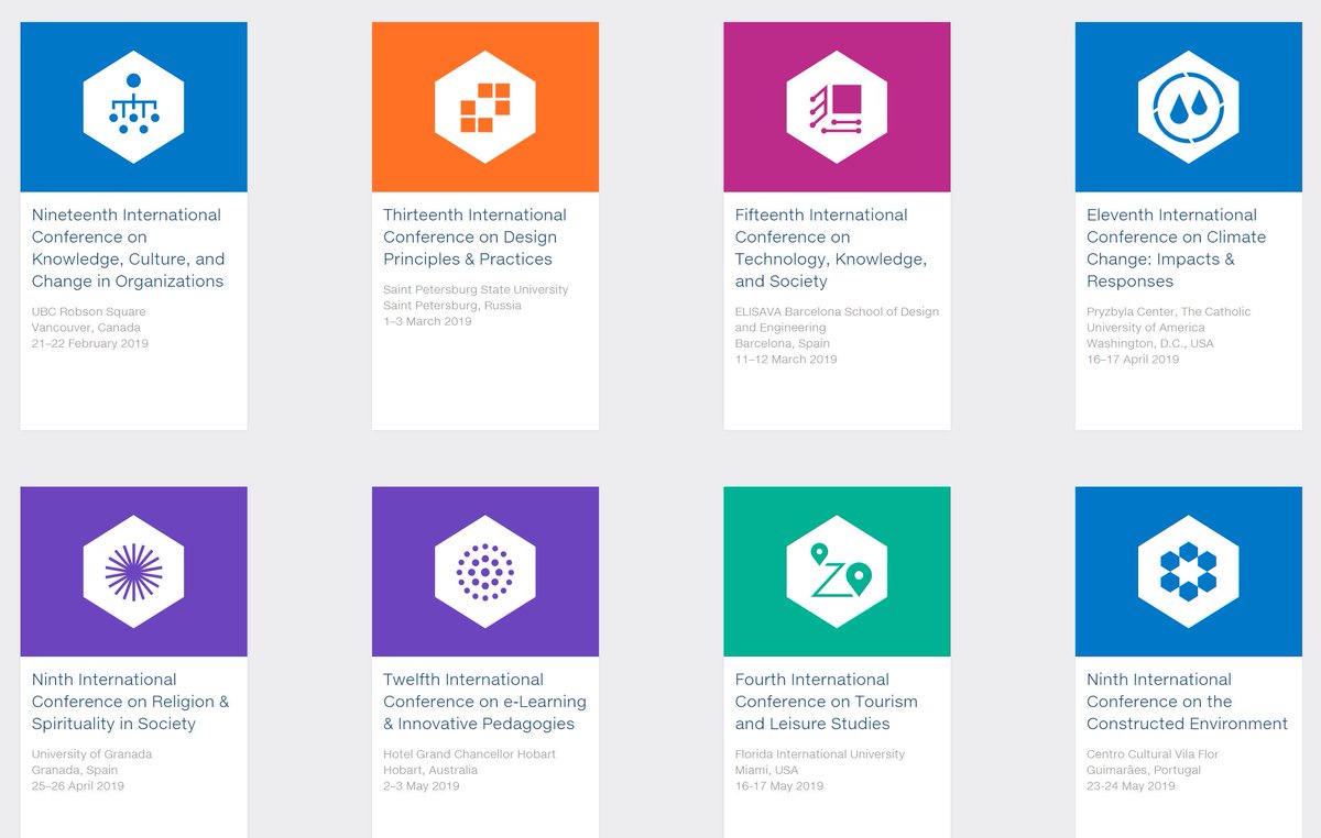 Thank you to everyone who participated in #ICUES18, it was a huge success! Check out all our future Research Networks conferences at the link below. bit.ly/2JcYOWj