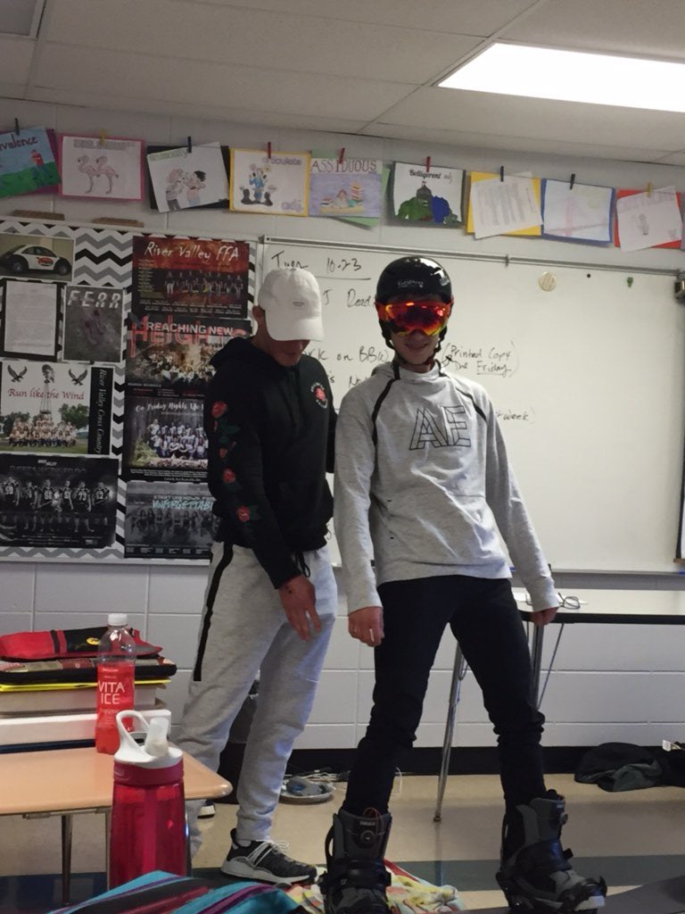 More demonstration speeches at RVHS! Learning #LikeAHawk!