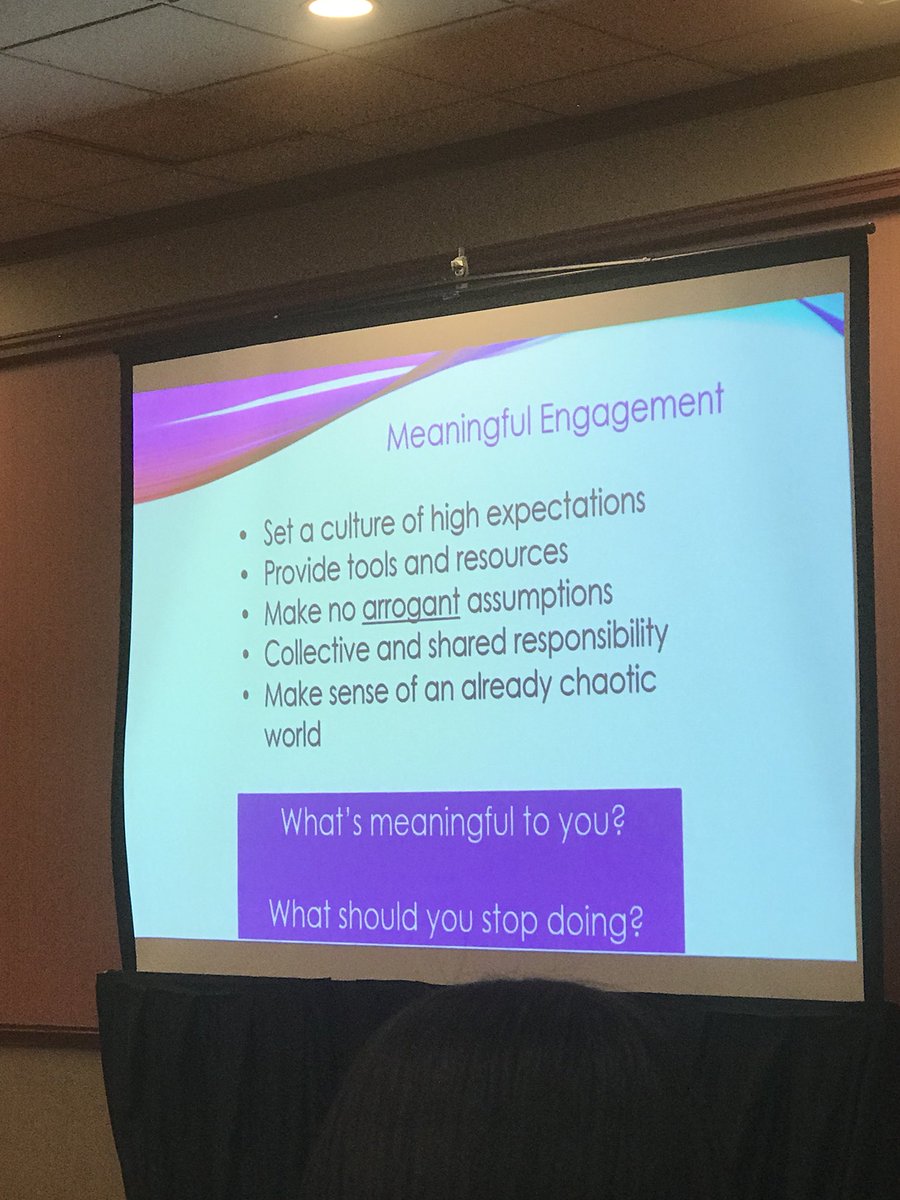 hassell_joey's tweet photo. @Byronvgarrett provided strong, practical guidance for meaningingful engagement w/ families & our students during his session at #21stCCLCMultiState conference. #21stCCLCDreamBelieveAchieve #AfterschoolWorks @overseerced @HolyGirl22 @grawson #HaywoodTomcats 💜 https://t.co/EFME4Sr0ry