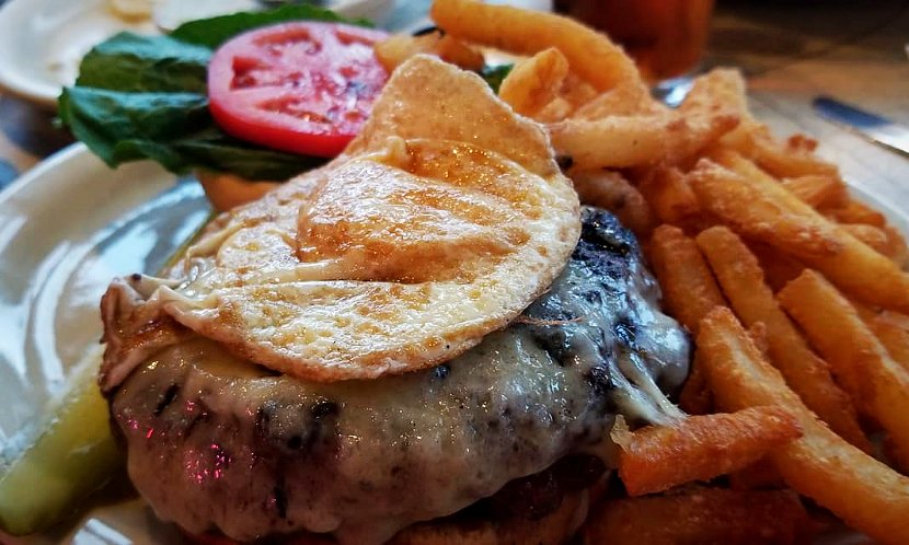 Allllll of this could be yours tonight...for HALF OFF!  On Tuesdays we feature all of our hand-pattied burgers for 50% off, plus Happy Hour from 4-7.  Yep, now is the time to get yourself to Shucks! 🍔🍺🍔🍺 #happyhour #norfolkhappyhour #757 #norfolk #shucks #burger #cheeseburger