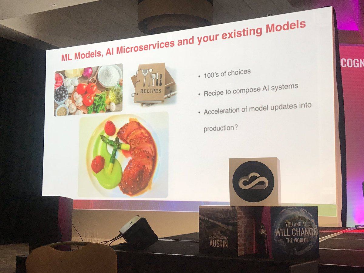 CognitiveScale's tweet photo. Thanks again to @neerajc77 for sharing his best practices for scaling #AI across the enterprise!#Cognite2018 https://t.co/cvFvpGEi2o