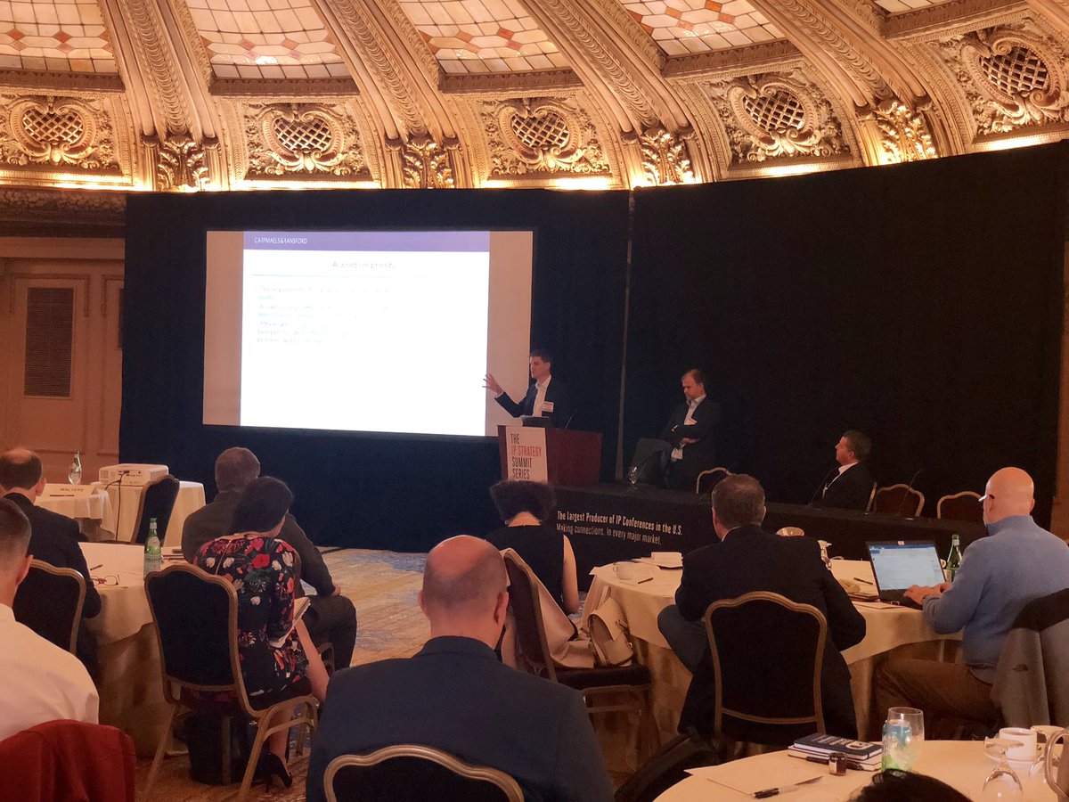 cfsummits's tweet photo. Team from @carpmaels give a presentation on how to Bulletproof your European Patent Strategy. #ipdefense #intellectualProperty #seattlelawcommunity https://t.co/D4GYC1W2W5