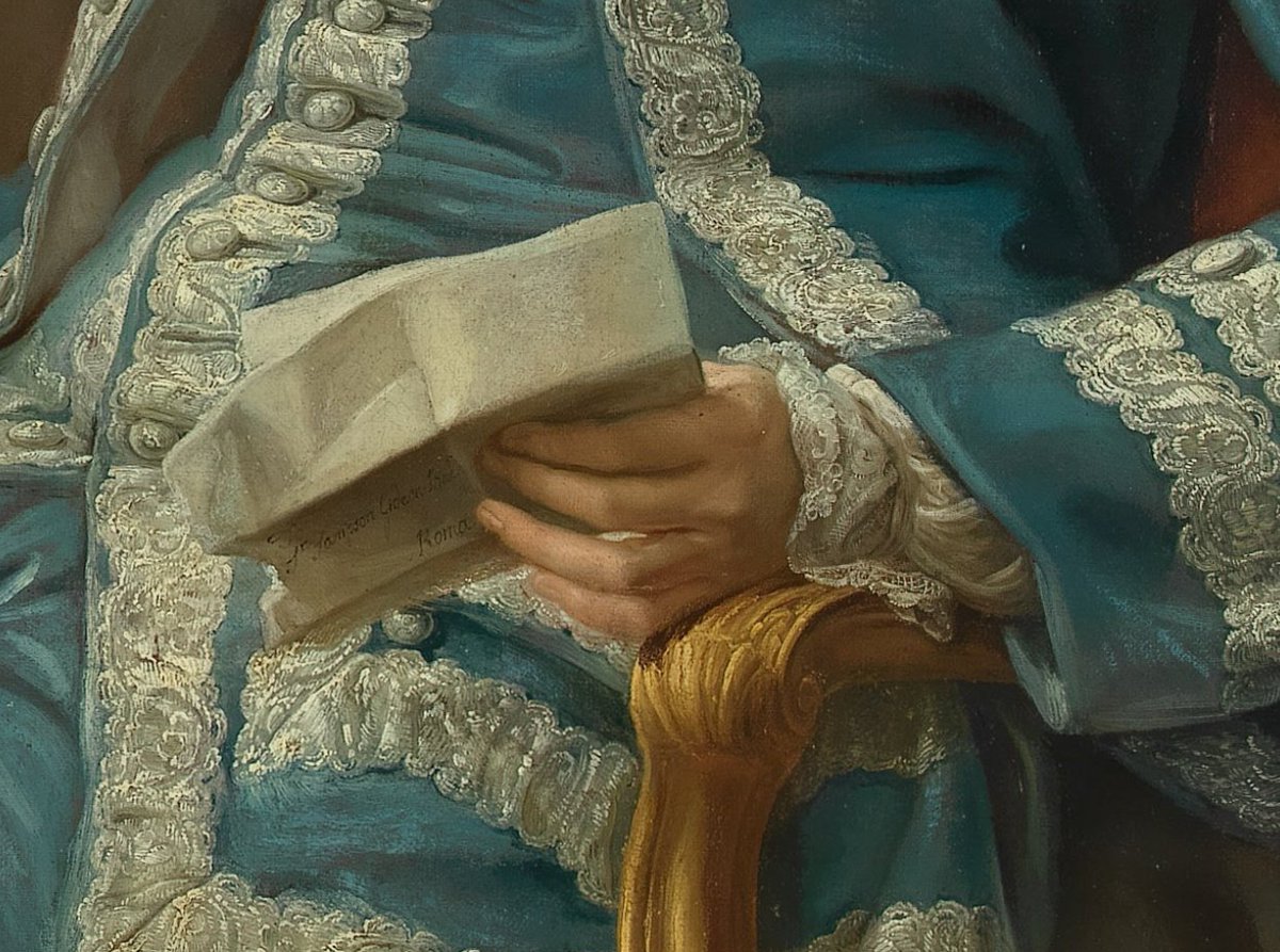 ArsThesaurus's tweet photo. Zoom in. Pompeo Batoni., Sir Sampson Gideon and an unidentified companion,, 1767. More here https://t.co/e4NYi2s6gM  
#batoni #ngv https://t.co/fvwB1HSqRF