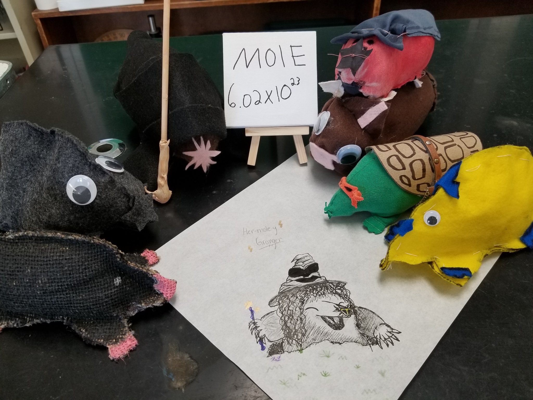 Mole Day Projects Stuffed Moles