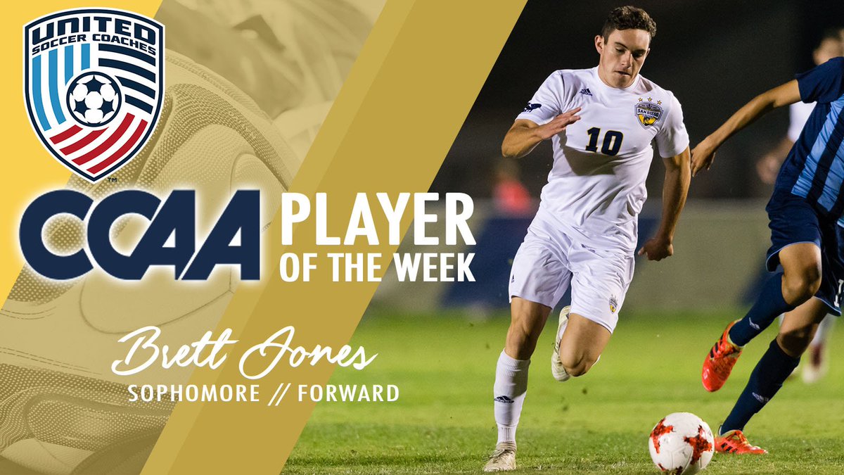 M⚽️: 🚨 BREAKING 🚨 #UCSanDiego's Brett Jones has also just been announced <a href="/UnitedCoaches/">United Soccer Coaches</a> #NCAAD2 National Player of the Week. #Tritons' 2nd-ever selection, 1st since All-American goalie Cameron McElfresh Oct. 4, 2016. 👏

🔗 bit.ly/2AoSUhW

#GoTritons 🔱 #CCAAms #D2SOC