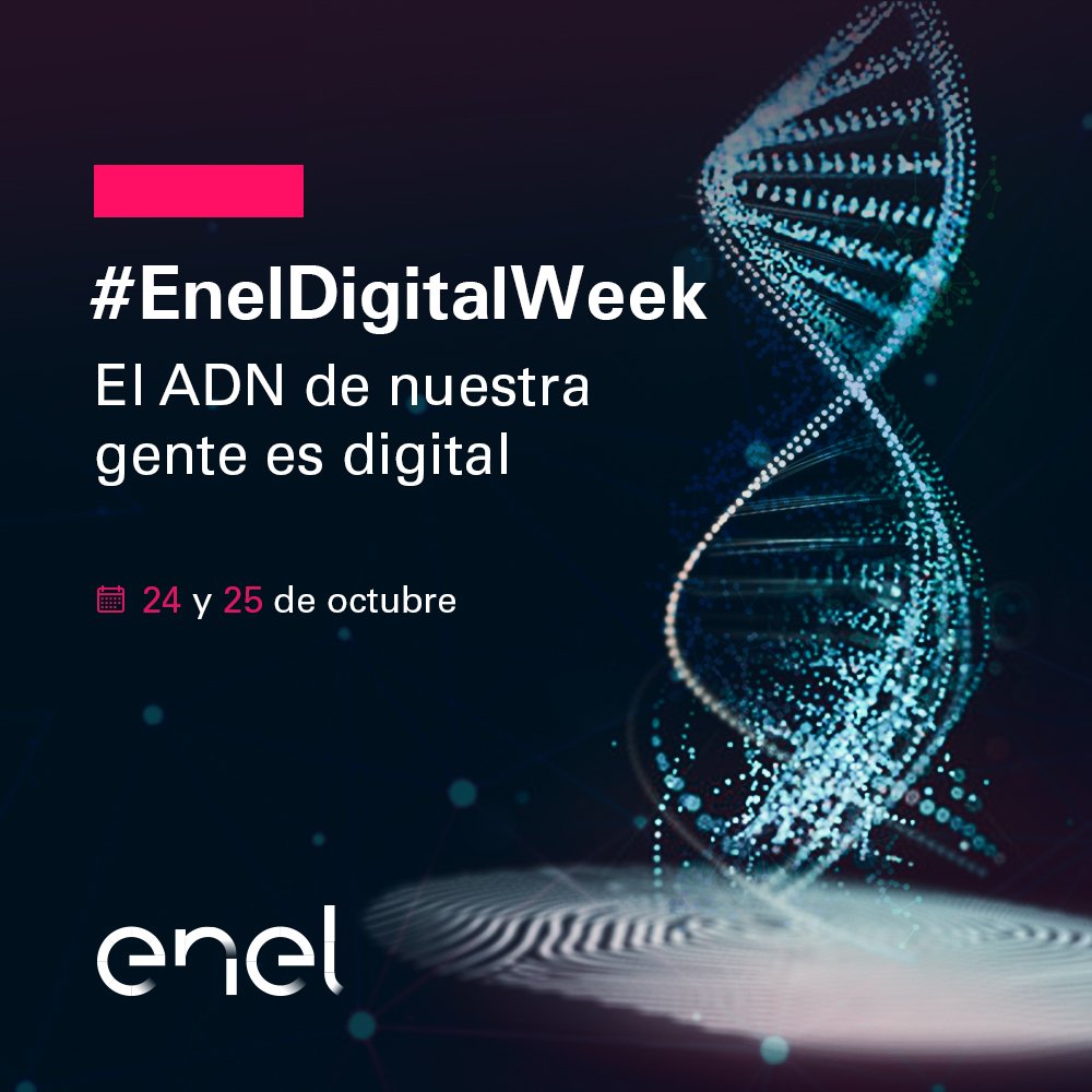 PluzEnergia's tweet photo. Los #AutosEléctricos, los #MedidoresInteligentes y la #SmartCity son claves para la #TransformaciónDigital. Por eso, este 24 y 25 de octubre podrás conocer las iniciativas de innovación de las principales empresas en Perú en el #EnelDigitalWeek. https://t.co/SLt42PZorD