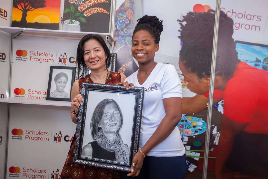 llysa200's tweet photo. ... And finally Happy Bruce, an amazing and talented @MastercardFdn Scholar had the opportunity to make these presentations. She's looked forward to this for quite a while. It was only a dream. Today, she woke up to that dream😍😍@Camfed https://t.co/pujLvpYsYG