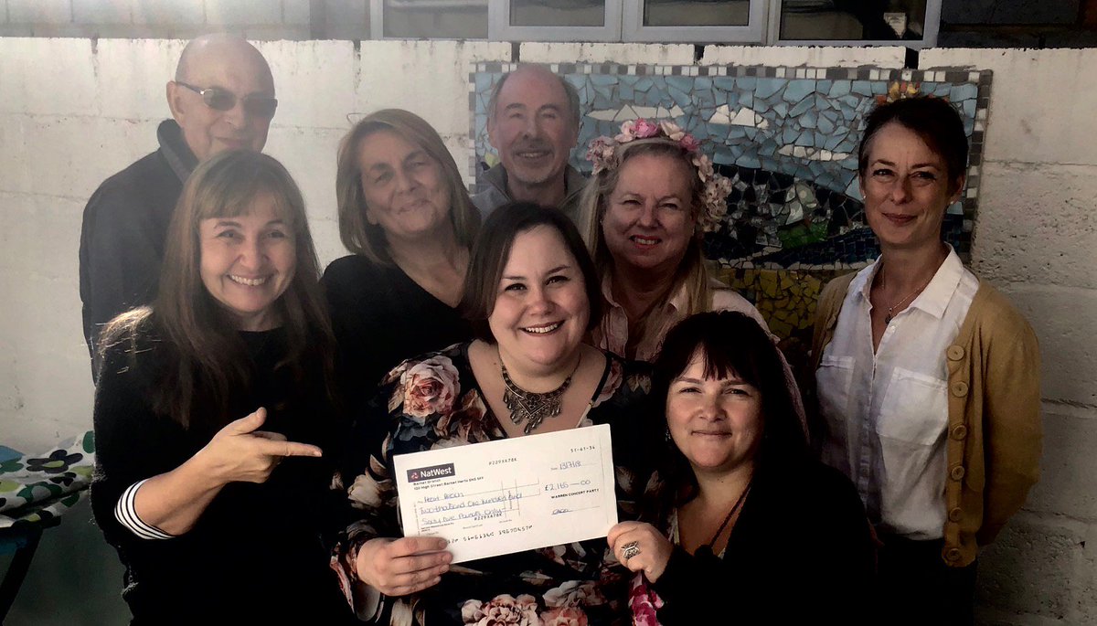 ourheartreach's tweet photo. So happy to be presented with a cheque by @The_Warren_ theatre group, supporting local charities #fundraising #theatre Thank you! https://t.co/xbZKpxt8Z8