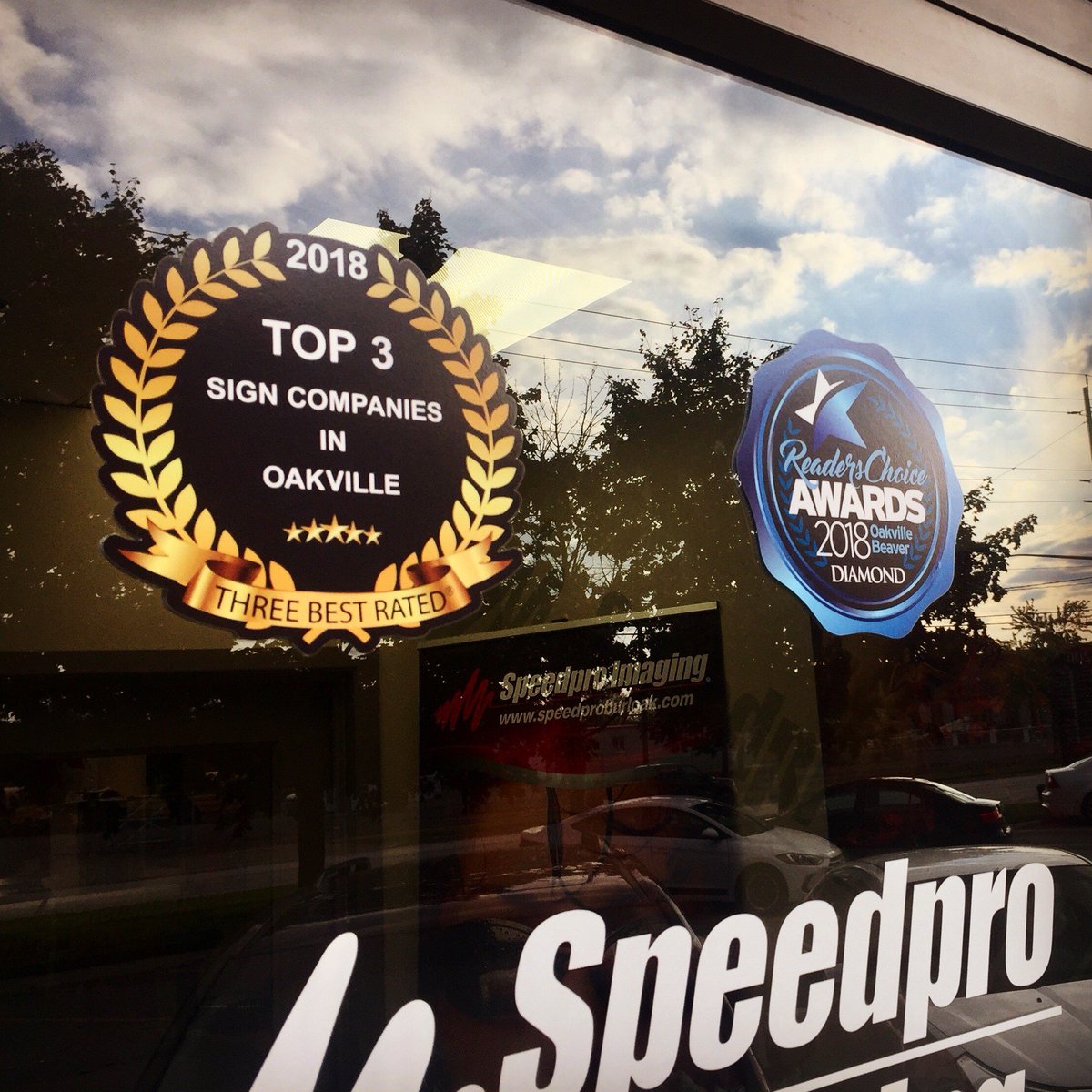 Don't mind if we brag a little 😜
Show off awards that you are proud of with window or door #decals. Get yours today! #ReadersChoiceDiamond #3BestRated
speedproburloak.com