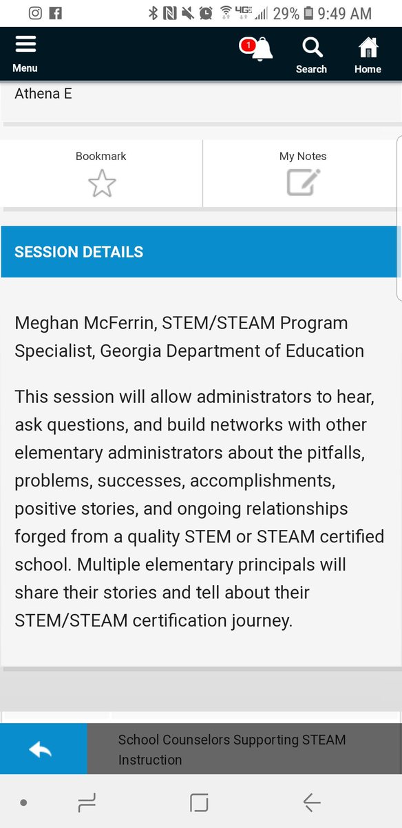 SmithTeaches2's tweet photo. Principal Burton did an awesome job presenting @ecwestwildcats journey to STEM Certification and offering advice and support to a large amount of administrators across Georgia at the Georgia STEM/STEAM Forumย #GaSTEMForum2018 @jenniferwburton https://t.co/y4Iys7rMsZ