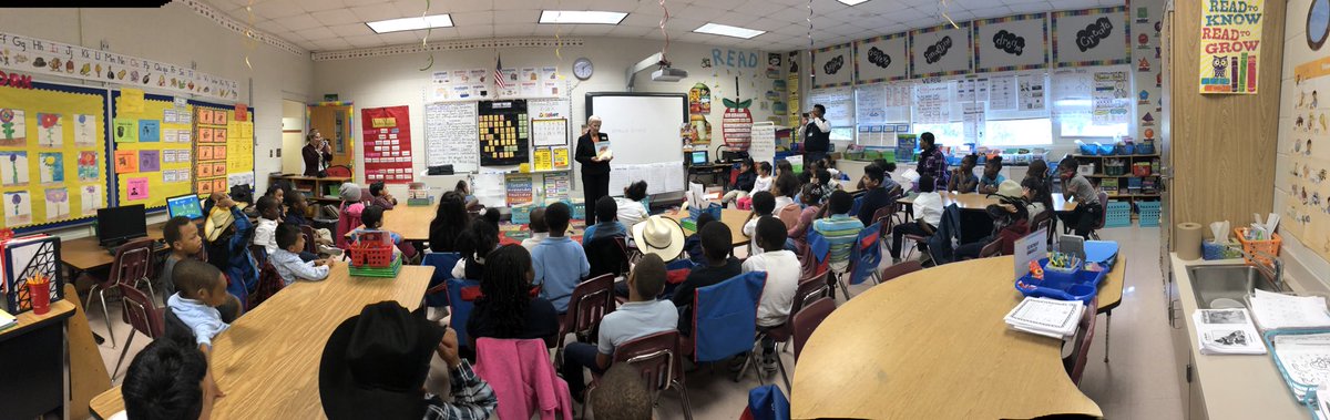 First Lady Sandra Deal reads to our Brilliant First Graders!