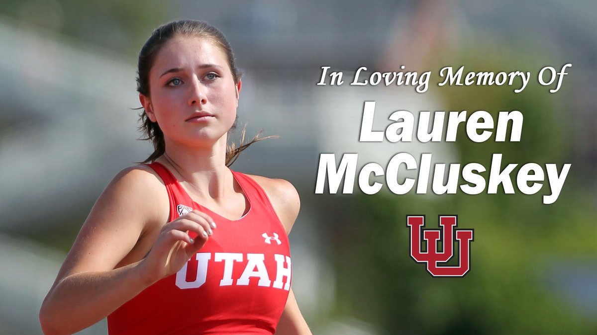 utahathletics's tweet photo. Our heart goes out to the McCluskey family, @Utah_trackfield and our entire campus community today. https://t.co/IAuGerd9XA